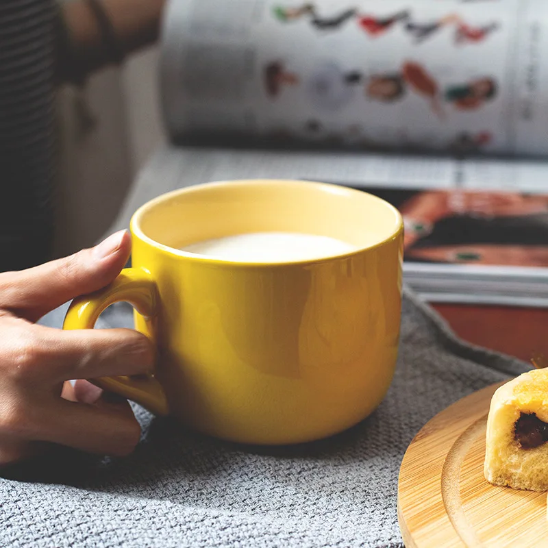 Large-capacity Thickened Heat-resistant Ceramic Breakfast Cup, Juice Yogurt Tea Water Cup Household Mug
Large-capacity Thickened Heat-resistant Ceramic Breakfast Cup, Juice Yogurt Tea Water Cup Household Mug
