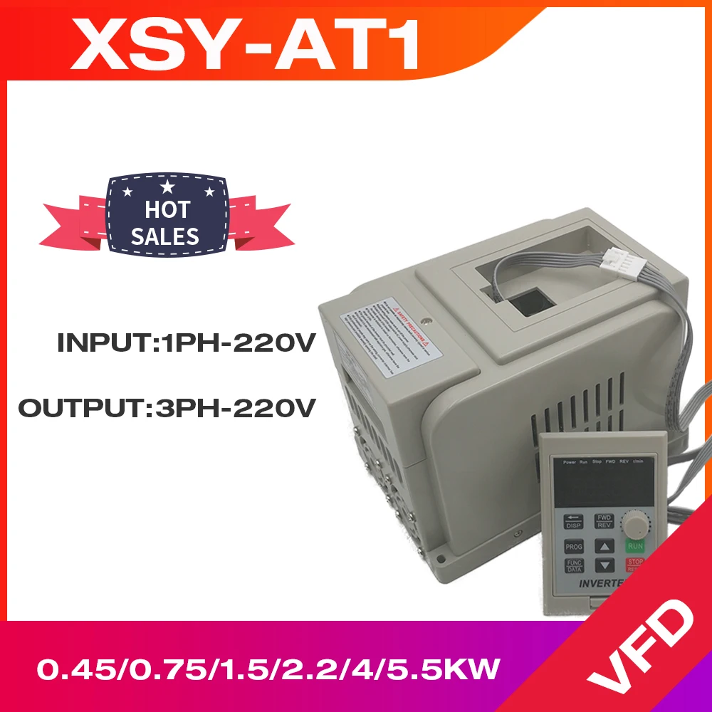 Инвертор Частотный преобразователь VFD XSY-AT1 220 кВт/мощность двигателя кВт/4 кВт