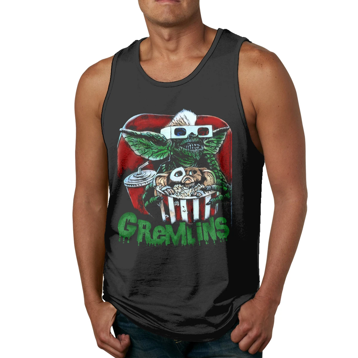 Fashion Streetwear Horror Movie Gremlins Mogwai Monster Quality Cotton Sleeveless Tank Top Picture Custom Crewneck Vest
Fashion Streetwear Horror Movie Gremlins Mogwai Monster Quality Cotton Sleeveless Tank Top Picture Custom Crewneck Vest