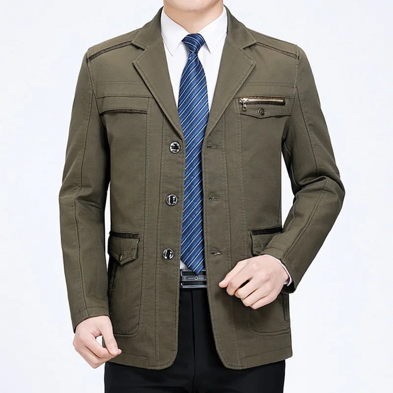 2020 Spring Autumn Luxury Men Cargo Blazers New Fashion Brand High Quality Slim Fit Suit Chinese Jacket
2020 Spring Autumn Luxury Men Cargo Blazers New Fashion Brand High Quality Slim Fit Suit Chinese Jacket