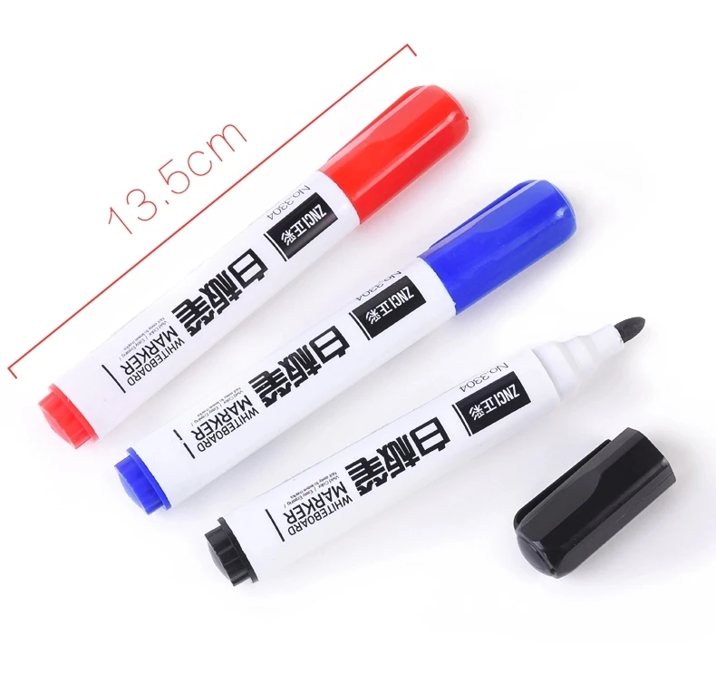 3pcs whiteboard pen water-based erasable inking large capacity thickened white board pen black red blue color easy to wipe
3pcs whiteboard pen water-based erasable inking large capacity thickened white board pen black red blue color easy to wipe