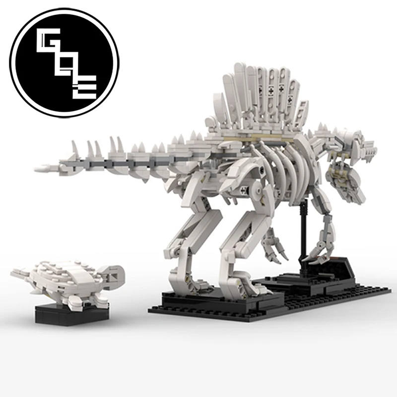 Creative Ideal Dinosaur Fossils Skeleton MOC-47343 Jurassic Era Sea Turtle DIY Building Blocks Bricks Toy For Children Xmas Gift
Creative Ideal Dinosaur Fossils Skeleton MOC-47343 Jurassic Era Sea Turtle DIY Building Blocks Bricks Toy For Children Xmas Gift