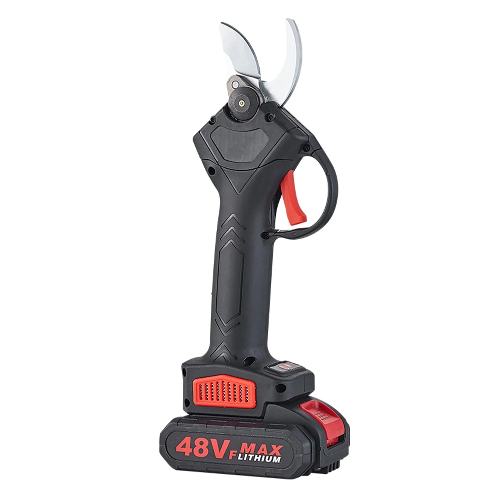 48VF Electric Pruning Shear with 1pcs Backup Rechargeable Lithium Battery Cordless Fruit Tree Bonsai Branch Cutter Scissor Tools
48VF Electric Pruning Shear with 1pcs Backup Rechargeable Lithium Battery Cordless Fruit Tree Bonsai Branch Cutter Scissor Tools