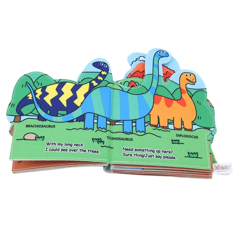 3D Baby Cloth Book 12 Pages Dinosaur Big Book Cloth Practice Hand Early Learning Educational Books Soft Cute Washable Book 1pc
3D Baby Cloth Book 12 Pages Dinosaur Big Book Cloth Practice Hand Early Learning Educational Books Soft Cute Washable Book 1pc