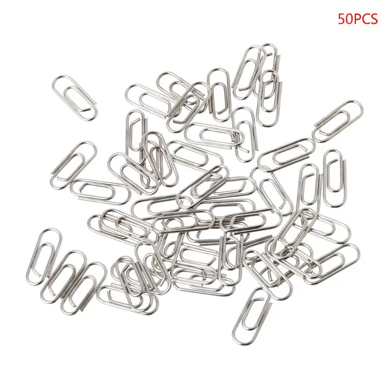50Pcs Small Mini Metal Paper Clips Bookmarks Photos Letter Binder Clip School Supplies Stationery Office Accessories Dropship
50Pcs Small Mini Metal Paper Clips Bookmarks Photos Letter Binder Clip School Supplies Stationery Office Accessories Dropship