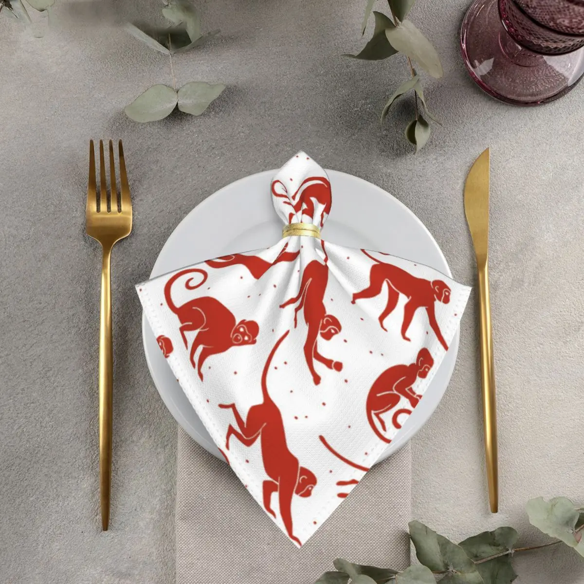 Комплект из 4 предметов, 6 штук в партии, с принтом «обезьяна» силуэт узор салфетки Коктейльные салфетки для вечерние свадебные Скатерти 50 см... 
Комплект из 4 предметов, 6 штук в партии, с принтом «обезьяна» силуэт узор салфетки Коктейльные салфетки для вечерние свадебные Скатерти 50 см...