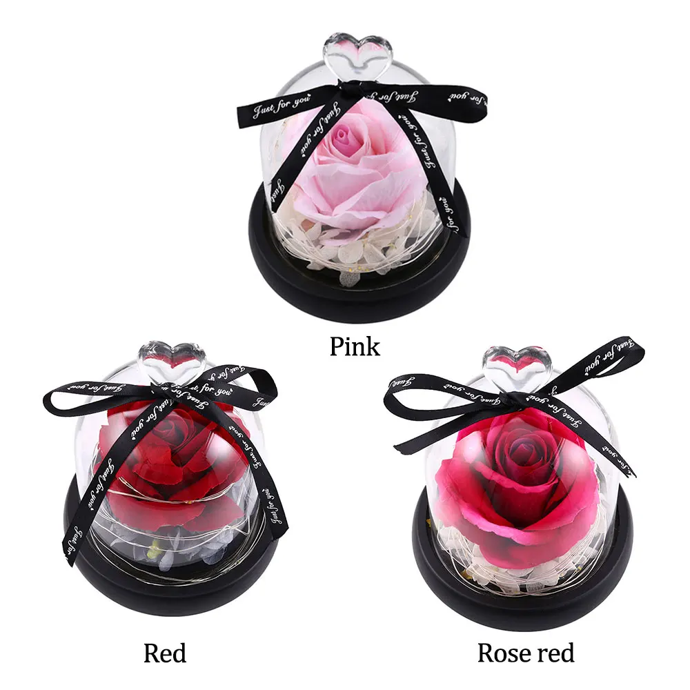 Heart Glass Dome Simulation Rose Flower String Light Home Night Light Decoration Valentine's Day Gift
Heart Glass Dome Simulation Rose Flower String Light Home Night Light Decoration Valentine's Day Gift