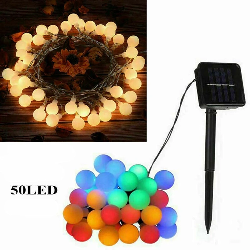 Solar LED Crystal Ball String Light Waterproof Outdoor Garden Landscape Lamp for Party Wedding Decor
Solar LED Crystal Ball String Light Waterproof Outdoor Garden Landscape Lamp for Party Wedding Decor