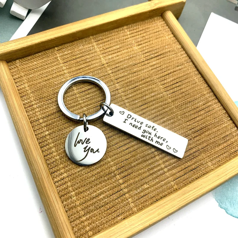 2019 Letter Drive-Safe Keychain I Need You Here With Me Key Ring Car Key Chain for Lovers Couple Gifts
2019 Letter Drive-Safe Keychain I Need You Here With Me Key Ring Car Key Chain for Lovers Couple Gifts