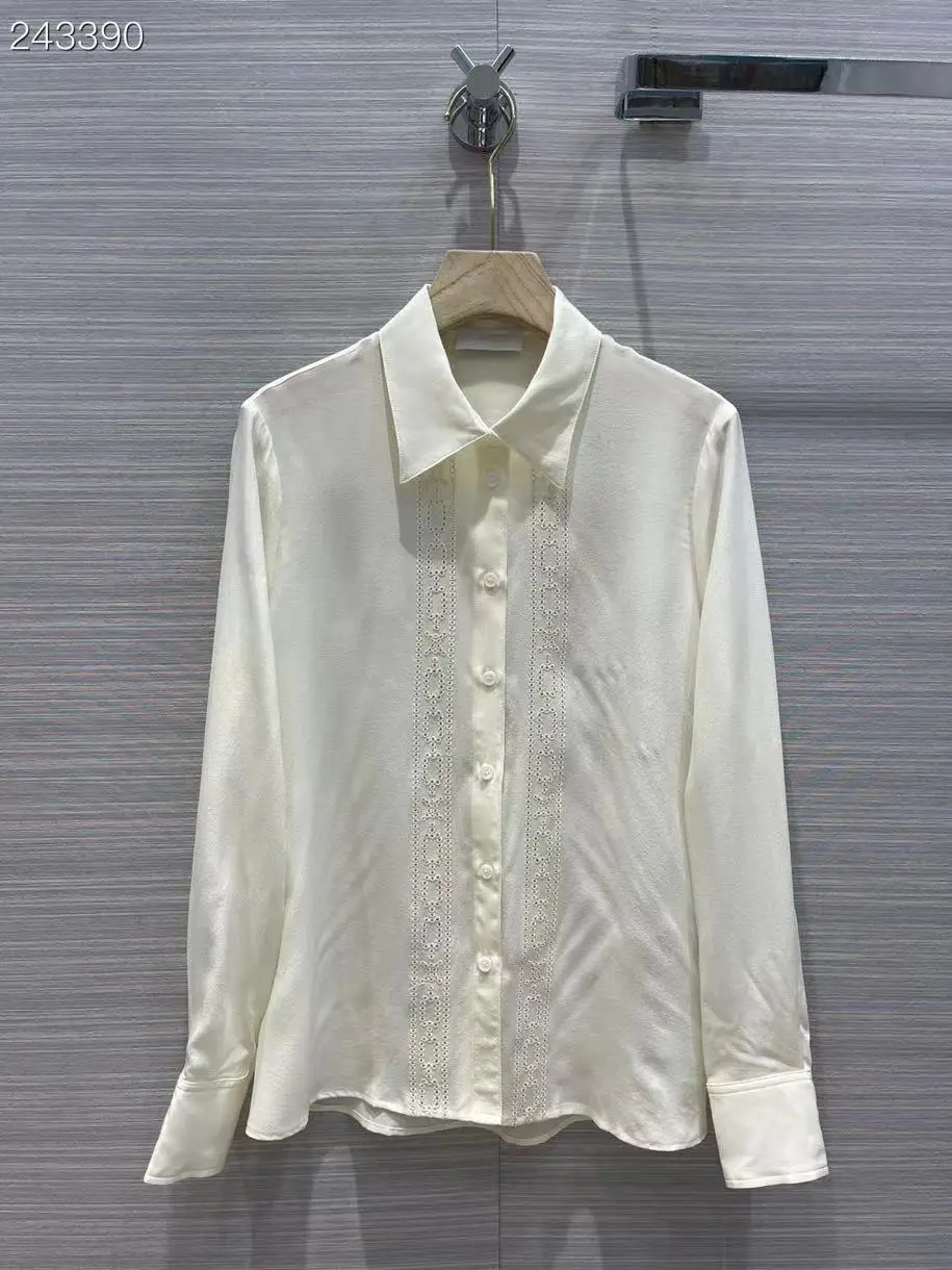 Fyion Women Loose Blouses Tops 2021 Autumn Flowers Embroidery Runway Long Sleeve Shirt Ladies Hollow Out Vintage Silk Shirts
Fyion Women Loose Blouses Tops 2021 Autumn Flowers Embroidery Runway Long Sleeve Shirt Ladies Hollow Out Vintage Silk Shirts