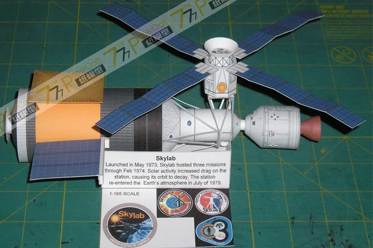 sky laboratory Skylab2 spacecraft model space aerospace technology handmade paper model DIY handmade 3D paper model children toy
sky laboratory Skylab2 spacecraft model space aerospace technology handmade paper model DIY handmade 3D paper model children toy
