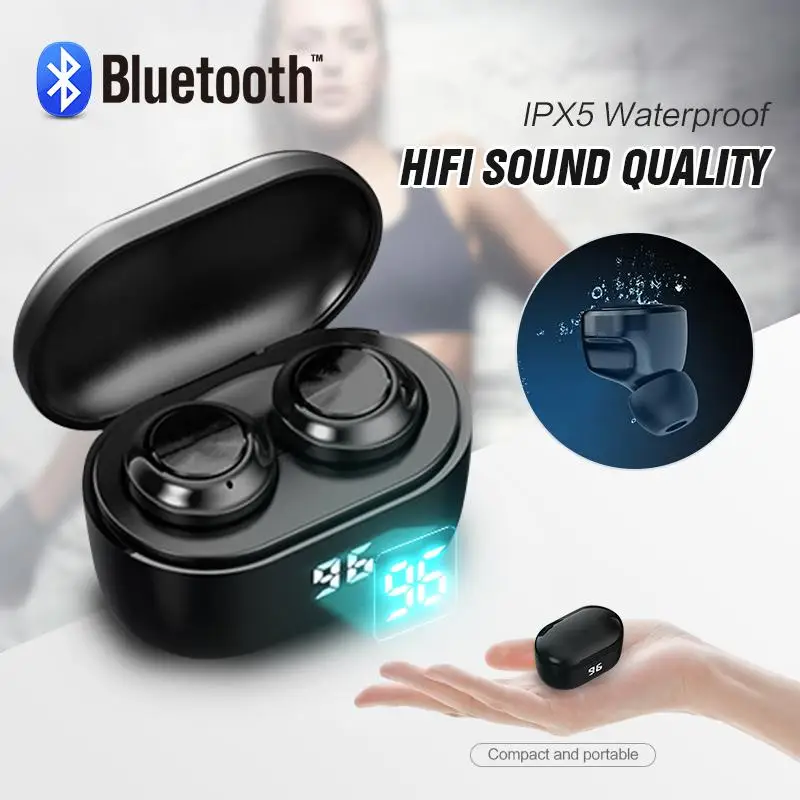 Беспроводная гарнитура Bluetooth 5,0, мини-наушники со светодиодным дисплеем заряда, спортивные стереонаушники-вкладыши, музыкальные игровые на...
Беспроводная гарнитура Bluetooth 5,0, мини-наушники со светодиодным дисплеем заряда, спортивные стереонаушники-вкладыши, музыкальные игровые на...