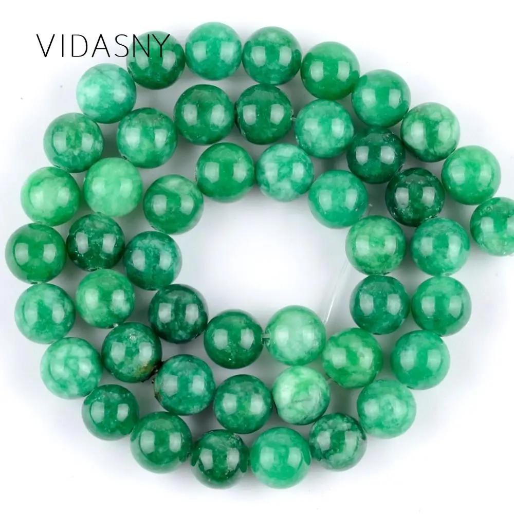 Natural Chalcedony Green Jades Round Stone Beads For Jewelry Making 6 8 10 12mm Spacer Loose Beads Diy Bracelet Necklace 15''
Natural Chalcedony Green Jades Round Stone Beads For Jewelry Making 6 8 10 12mm Spacer Loose Beads Diy Bracelet Necklace 15''