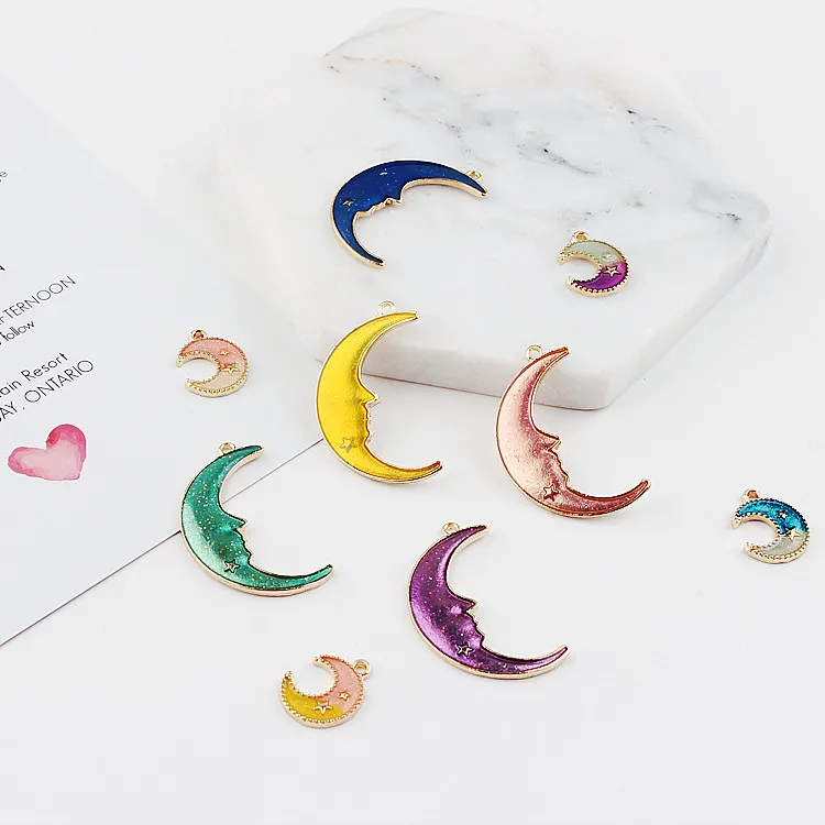 DIY accessories alloy pendant fashion creative pearly delicate necklace pendant earrings eardrop the moon
DIY accessories alloy pendant fashion creative pearly delicate necklace pendant earrings eardrop the moon