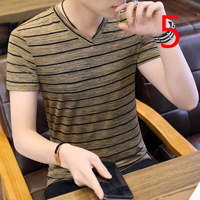 2019 summer new Korean version of the trend of men's thin section Slim silk short-sleeved t-shirt
2019 summer new Korean version of the trend of men's thin section Slim silk short-sleeved t-shirt