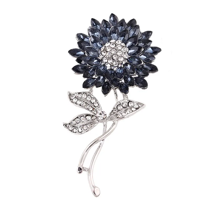 Luxury Rhinestone Sunflower Brooches for Women Crystal Jewelry Plant Metal Pins Men Badge Wedding Girl Gifts Clothes Accessories
Luxury Rhinestone Sunflower Brooches for Women Crystal Jewelry Plant Metal Pins Men Badge Wedding Girl Gifts Clothes Accessories