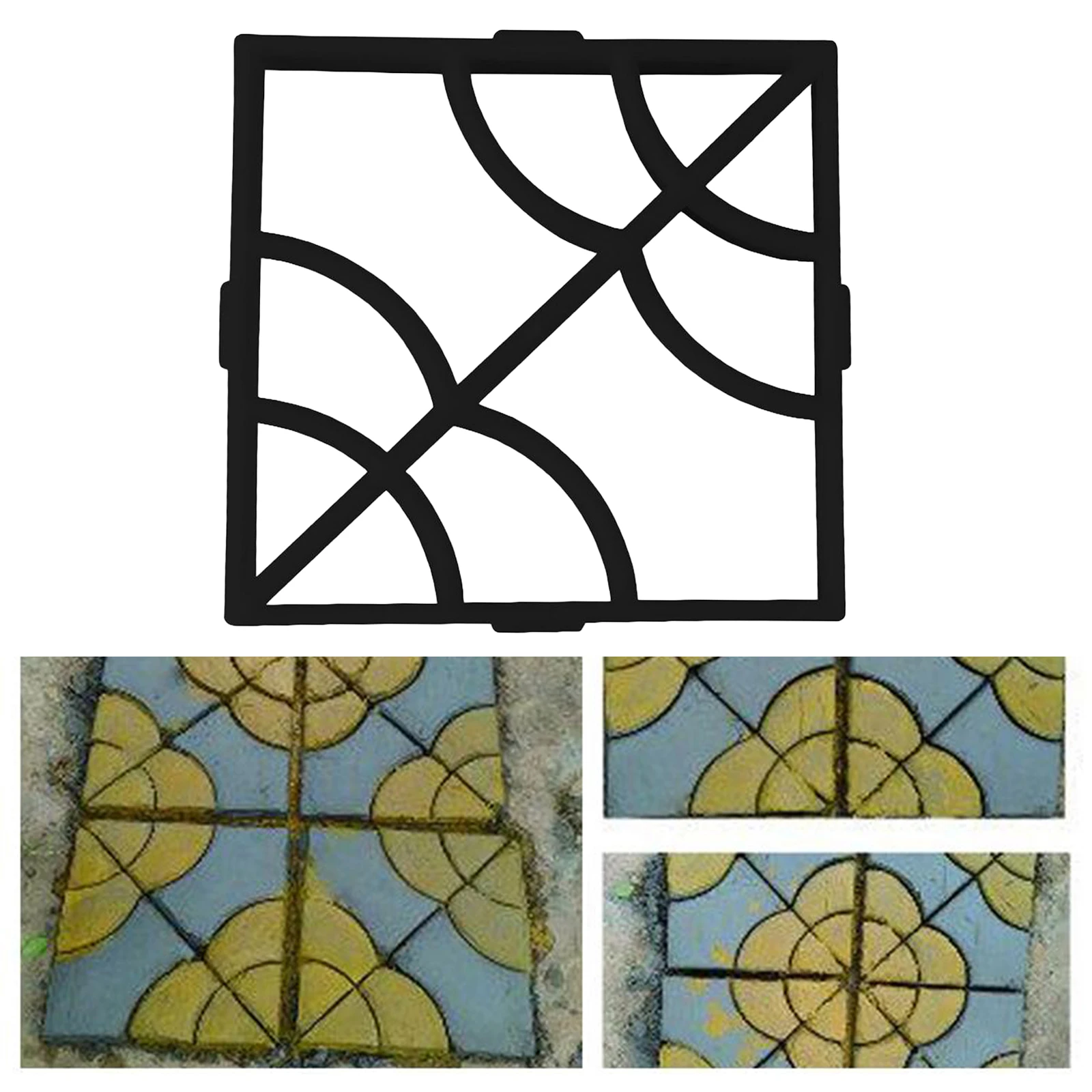 Garden Lawn Driveway Path Floor Paving Pavement Mold Patio Concrete Step Stone Walkway Driveway Maker Mould
Garden Lawn Driveway Path Floor Paving Pavement Mold Patio Concrete Step Stone Walkway Driveway Maker Mould