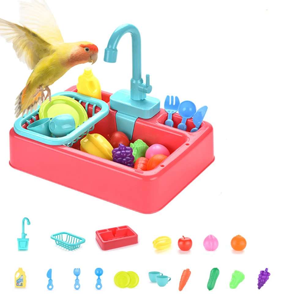 Automatic Bird Feeder Parrot Bathtub Pool Faucet Parrot Bath Shower Water Dispenser Bird Cage Parrot Toys New Arrival
Automatic Bird Feeder Parrot Bathtub Pool Faucet Parrot Bath Shower Water Dispenser Bird Cage Parrot Toys New Arrival