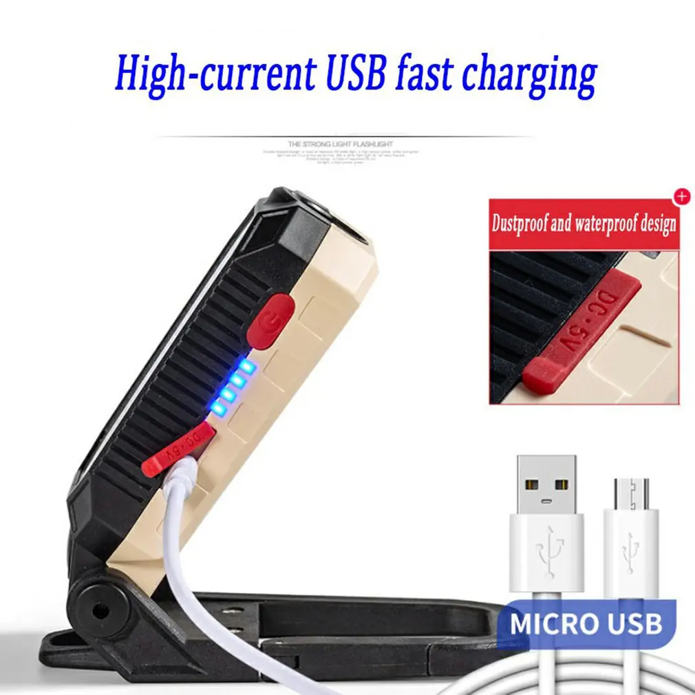 Hot High Quality Black W598b Small 28-eye COB Work Light With Built-in Bracket Carabiner For Charging Small Electronic Devices
Hot High Quality Black W598b Small 28-eye COB Work Light With Built-in Bracket Carabiner For Charging Small Electronic Devices