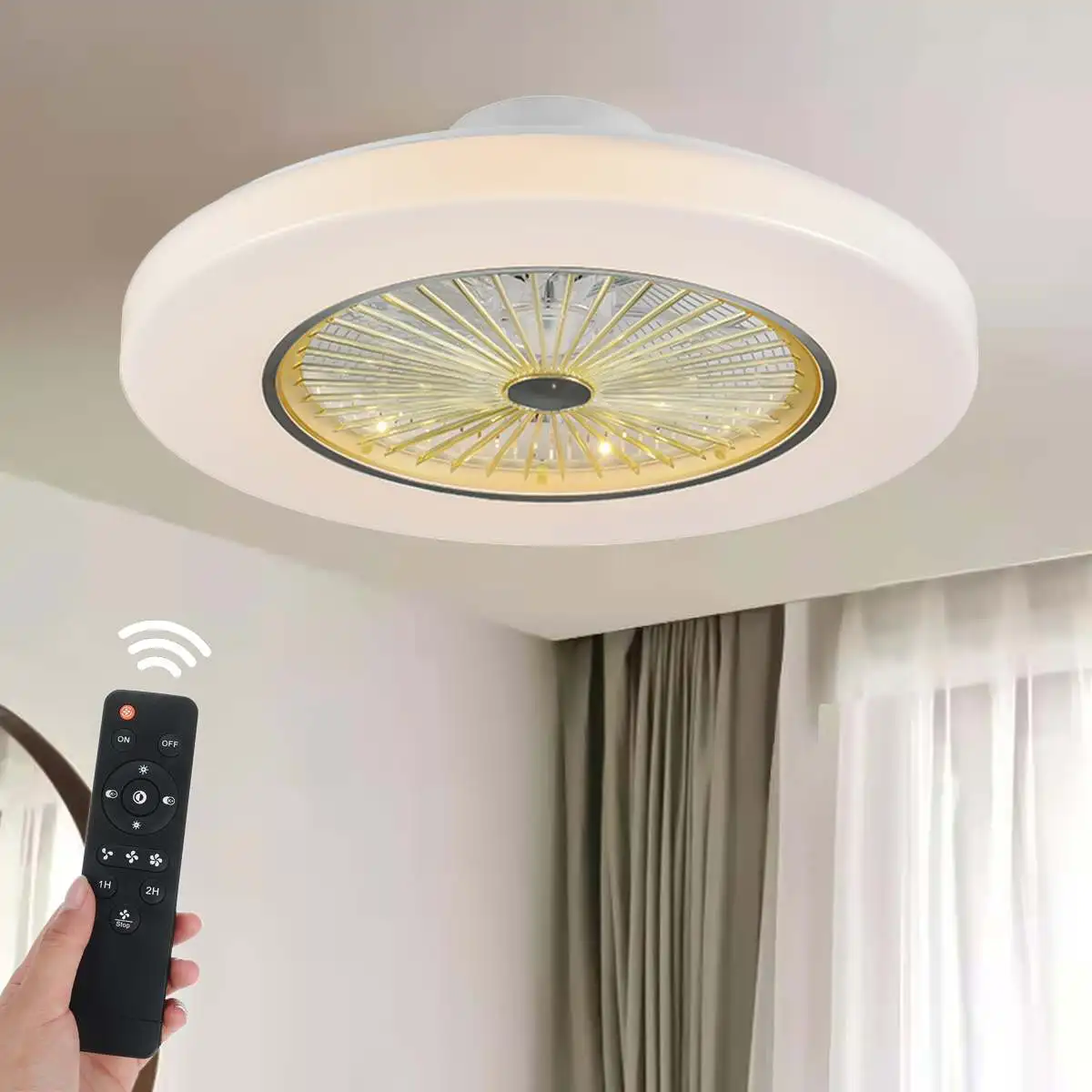 220V 58CM Modern LED Ceiling Fan With Remote Control Air Cooler Lamp 3-Wind Adjustable Speed Ceiling Light For Living Room
220V 58CM Modern LED Ceiling Fan With Remote Control Air Cooler Lamp 3-Wind Adjustable Speed Ceiling Light For Living Room