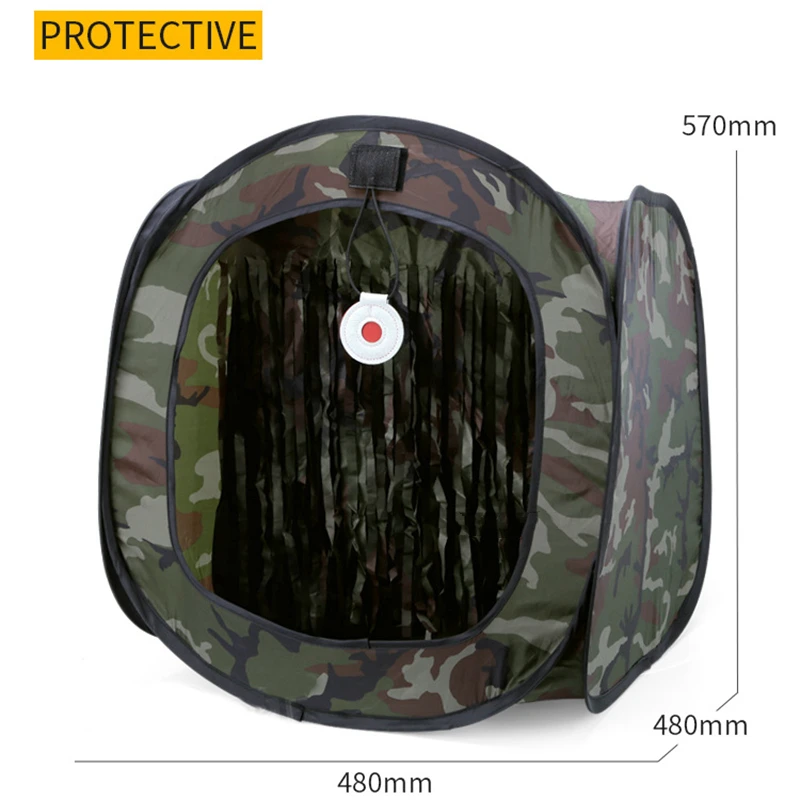 Tactical Tent Portable Foldable Camouflage Training Hunting Recycle Ammo Shooting Targets Airsoft Paintball BB Bullet Target Box | Спорт и
