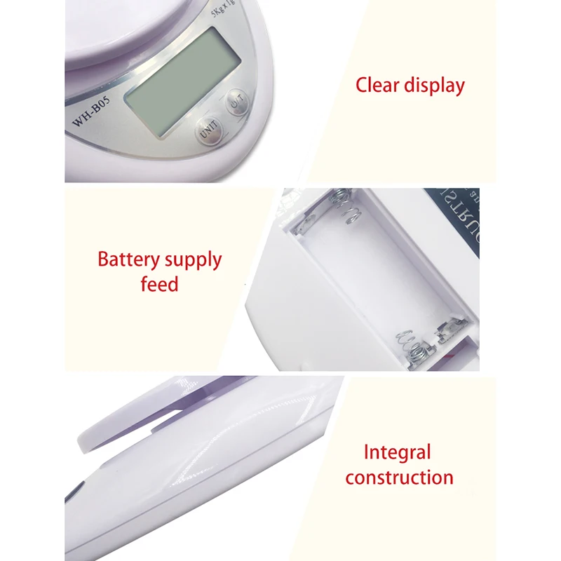 5kg/1g Portable Digital Scale LED Electronic Scales Postal Food Balance Measuring Weight Kitchen LED Electronic Scales
5kg/1g Portable Digital Scale LED Electronic Scales Postal Food Balance Measuring Weight Kitchen LED Electronic Scales