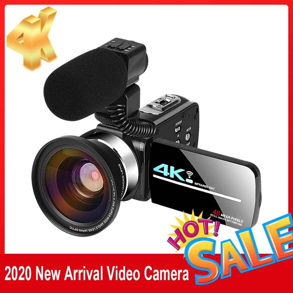 New 4K Video Camcorder 48MP WIFI Live Streaming Vlogging for Youbute Landscape Touch Screen Night Vision Digital Zoom Camera
New 4K Video Camcorder 48MP WIFI Live Streaming Vlogging for Youbute Landscape Touch Screen Night Vision Digital Zoom Camera