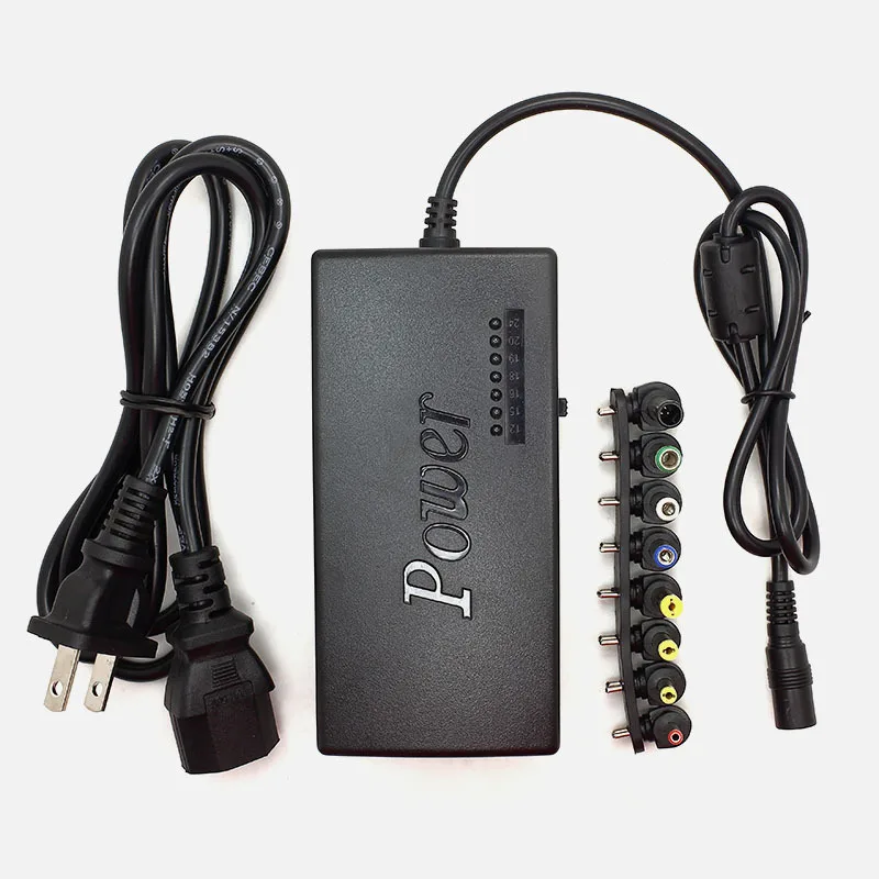 96W Universal Laptop Adapter With 8 Tips DC 12/15/16/18/19/20/24V 4.5A 4A Notebook Adjustable Power Supply Charger EU Plugs
96W Universal Laptop Adapter With 8 Tips DC 12/15/16/18/19/20/24V 4.5A 4A Notebook Adjustable Power Supply Charger EU Plugs