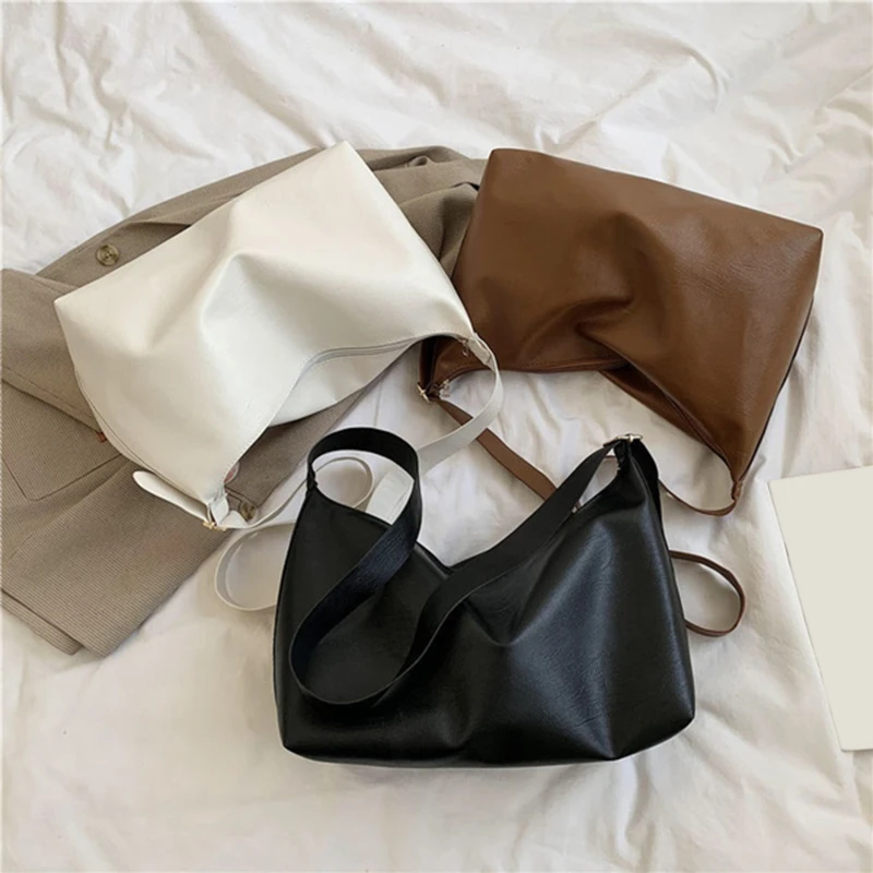 Women's Messenger Bag Vintage Korean Solid Color One Shoulder Underarm Bag Soft Leather Crossbody Bags For Women
Women's Messenger Bag Vintage Korean Solid Color One Shoulder Underarm Bag Soft Leather Crossbody Bags For Women
