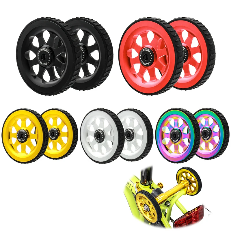 Велосипедные аксессуары из алюминиевого сплава, 82x12 мм, маленькие колеса, лакированный керамический подшипник, легко складывается, для вело...
Велосипедные аксессуары из алюминиевого сплава, 82x12 мм, маленькие колеса, лакированный керамический подшипник, легко складывается, для вело...