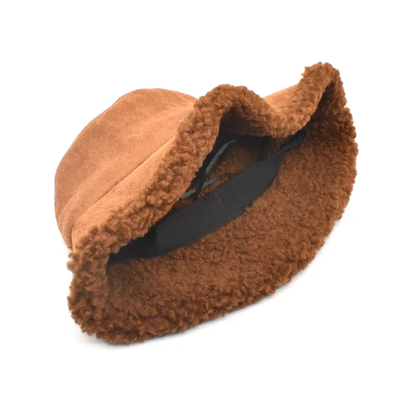 ZLD Autumn Winter new women lamb wool fisherman hat fashion ladies cold protection Warm basin cap Casual men's outdoor hats 
ZLD Autumn Winter new women lamb wool fisherman hat fashion ladies cold protection Warm basin cap Casual men's outdoor hats