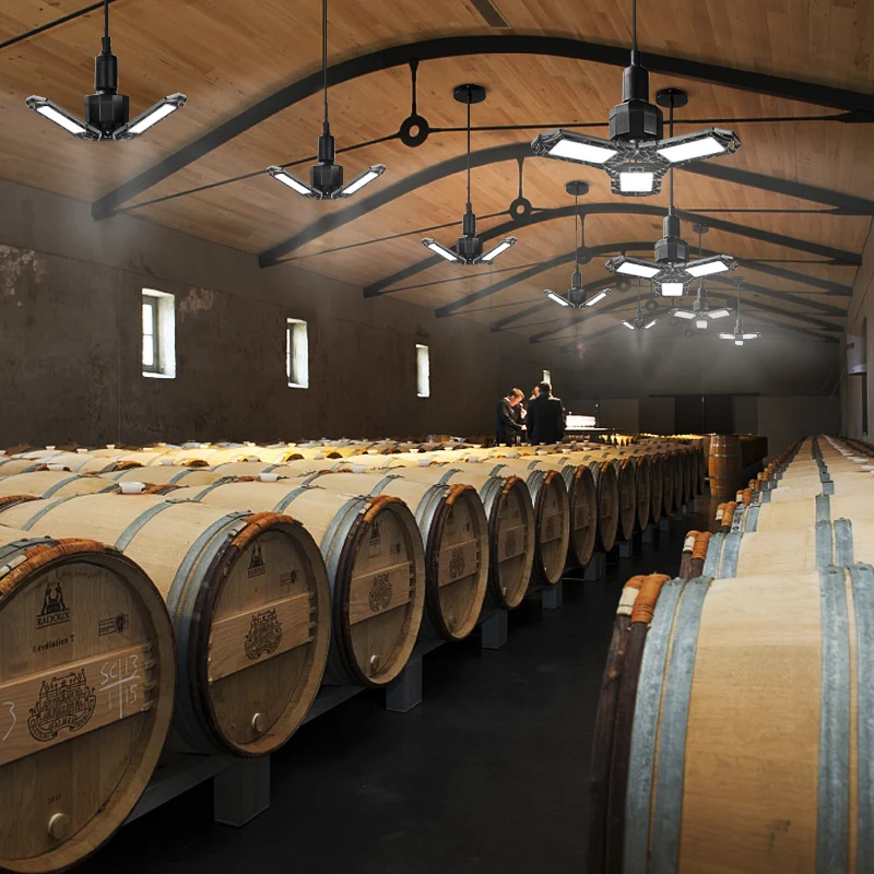 360 Degrees Industrial Ceiling Lamp LED Work Garage Warehouse Light 40W Deformation Lighting AC85-265V E27
360 Degrees Industrial Ceiling Lamp LED Work Garage Warehouse Light 40W Deformation Lighting AC85-265V E27