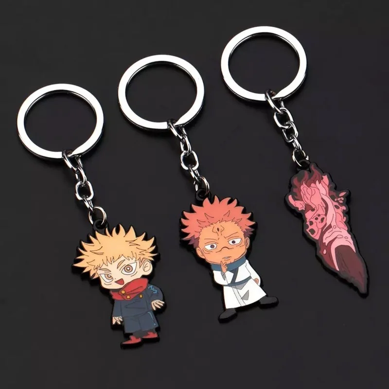 Wholesale 5 Pcs Japanese Anime Jujutsu Kaisen Keychains for Women Men Itadori Yuji Gojo Satoru Ryomen Sukuna Metal Key Chain
Wholesale 5 Pcs Japanese Anime Jujutsu Kaisen Keychains for Women Men Itadori Yuji Gojo Satoru Ryomen Sukuna Metal Key Chain