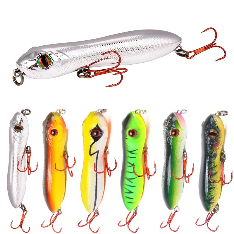 1pcs Popper Fishing Lure 10.5cm/16g Tackle Fake Fish Bait Topwater Saltwater Lures Trolls Articulos De Pesca Isca Artificial
1pcs Popper Fishing Lure 10.5cm/16g Tackle Fake Fish Bait Topwater Saltwater Lures Trolls Articulos De Pesca Isca Artificial