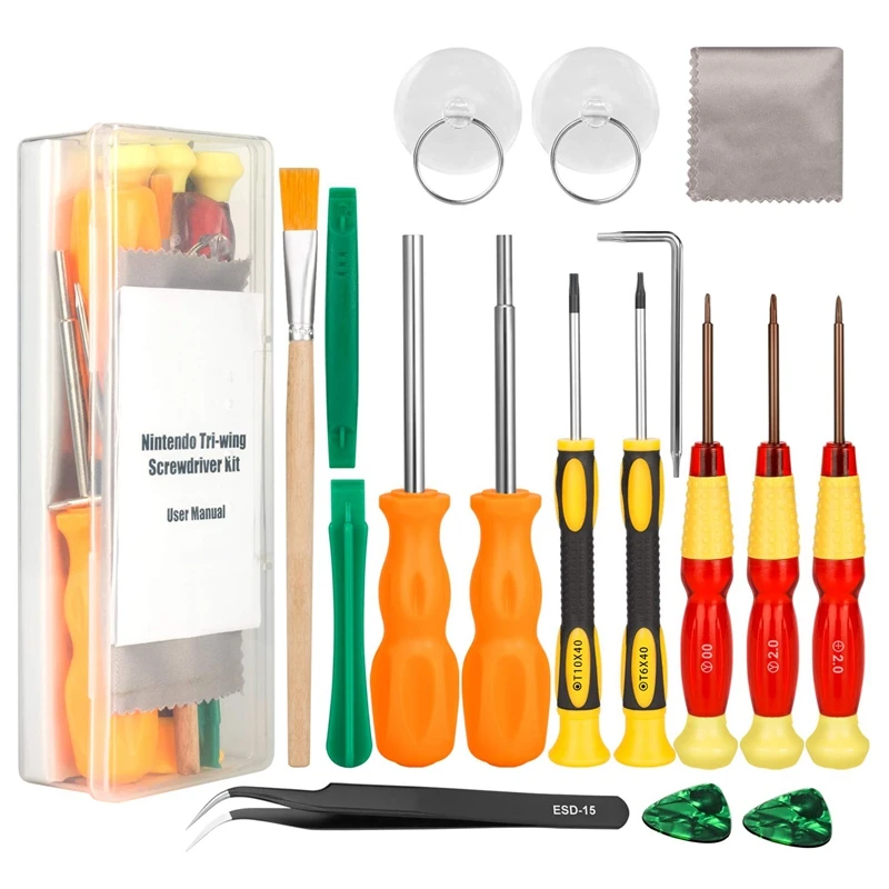 

17 In1 Professional Full Security Screwdriver Game Bit Repair Tool Kit For Switch/Joycon New 3Ds And Switch