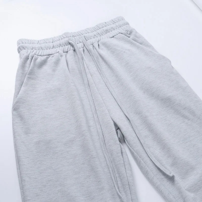Loungewear Ruched Stacked Track Pants Women Elastic Waist Lace Up Fall Spring Streetwear Clothing Straight Sweatpants
Loungewear Ruched Stacked Track Pants Women Elastic Waist Lace Up Fall Spring Streetwear Clothing Straight Sweatpants