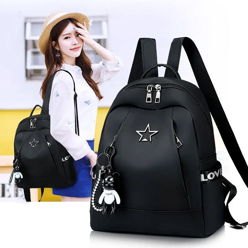 2021 New Backpack Women Oxford Fashion Backpack Leisure College Wind Student Bag Book Bag Black Daily Out Bag Waterproof
2021 New Backpack Women Oxford Fashion Backpack Leisure College Wind Student Bag Book Bag Black Daily Out Bag Waterproof