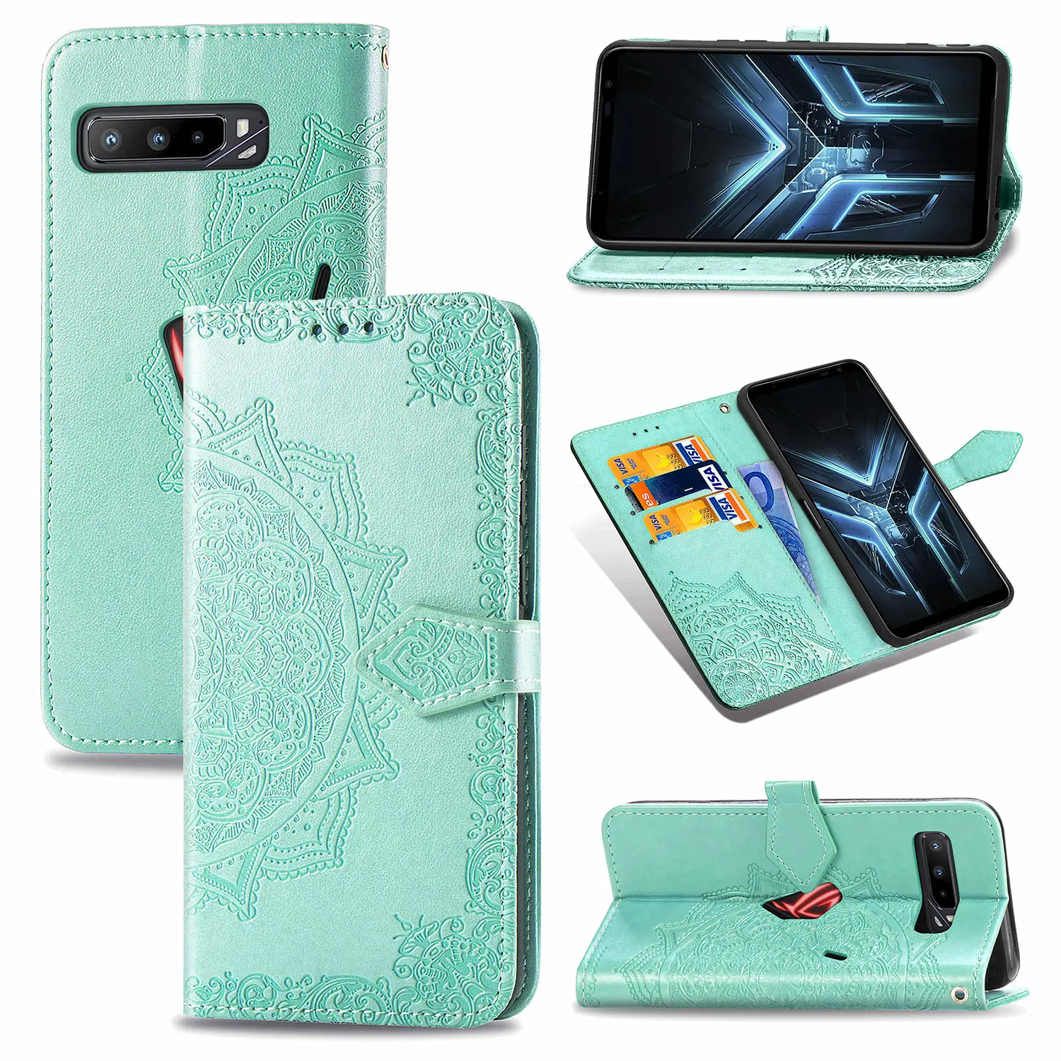 ROG Phone 3 ZS661KS Case For Asus Zenfone 7 Pro ZS671KS Mandala Flower Leather Flip Wallet Phone Preservation Cover
ROG Phone 3 ZS661KS Case For Asus Zenfone 7 Pro ZS671KS Mandala Flower Leather Flip Wallet Phone Preservation Cover