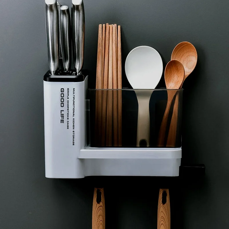 Многофункциональные палочки для еды, клетка для кухни, держатель для еды, бесшовный, без отверстий, настенное приспособление с ножом
Многофункциональные палочки для еды, клетка для кухни, держатель для еды, бесшовный, без отверстий, настенное приспособление с ножом