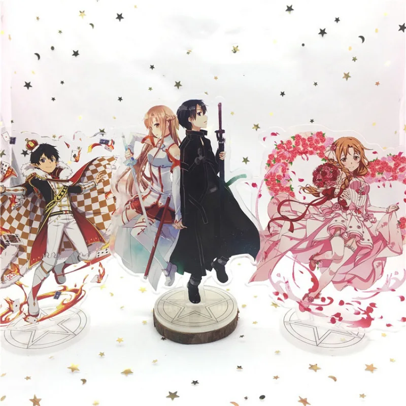 15CM Anime Sword Art Online Acrylic Standing Plate Asada Shino Action Figures Decoration Cosplay Toys Gift Animation Ornaments
15CM Anime Sword Art Online Acrylic Standing Plate Asada Shino Action Figures Decoration Cosplay Toys Gift Animation Ornaments
