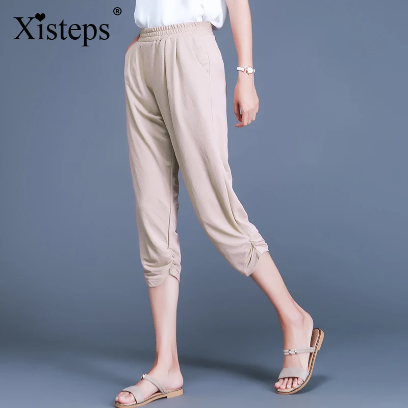 Xisteps повседневные шифоновые широкие свободные однотонные женские брюки до щиколотки плиссированные эластичные талии 2020 женские брюки
Xisteps повседневные шифоновые широкие свободные однотонные женские брюки до щиколотки плиссированные эластичные талии 2020 женские брюки