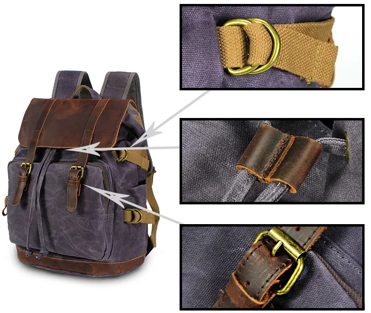 New fashion men's backpack vintage canvas backpack school bag men's travel bags large capacity travel laptop backpack bag
New fashion men's backpack vintage canvas backpack school bag men's travel bags large capacity travel laptop backpack bag
