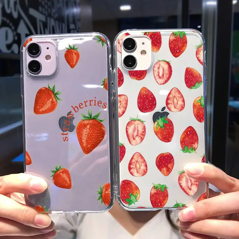 Delicious Strawberries Phone Case For Iphone11 12 Pro Max SE 2020 6s 7 8 Plus X Xs Max Xr Clear Transparent Cover
Delicious Strawberries Phone Case For Iphone11 12 Pro Max SE 2020 6s 7 8 Plus X Xs Max Xr Clear Transparent Cover