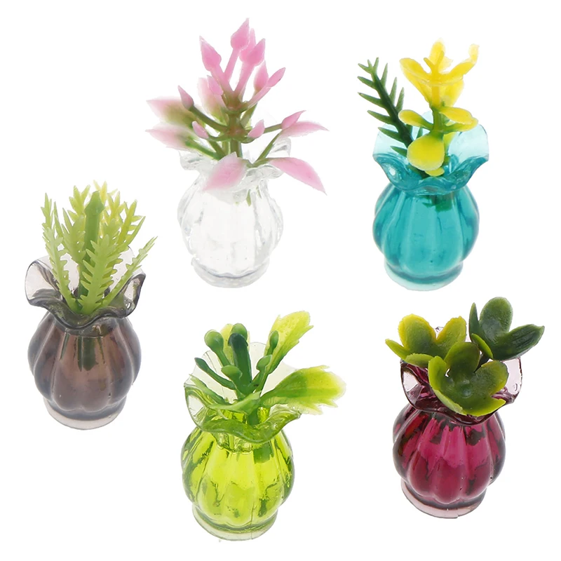 5pcs Vase+flower Dollhouse Miniatures 1:12 Colorful Mini Ceramic Pot DIY Handmade Doll House Kitchen Ceramic Decor
5pcs Vase+flower Dollhouse Miniatures 1:12 Colorful Mini Ceramic Pot DIY Handmade Doll House Kitchen Ceramic Decor