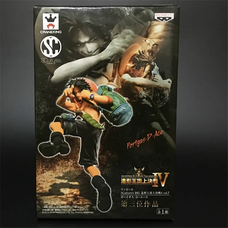 6" One Piece Portgas D. Ace Whitebeard Pirates King Of Artist Golden Cat Sticker Original PVC Action Figure Toy BOX 16CM Q341
6" One Piece Portgas D. Ace Whitebeard Pirates King Of Artist Golden Cat Sticker Original PVC Action Figure Toy BOX 16CM Q341