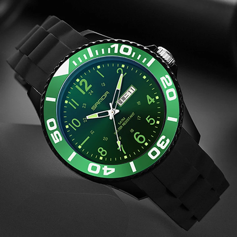 SANDA New Men Sports Watches Fashion Rubber Strap Quartz Wristwatches Male Montre Homme Reloj Hombre Led Light Student Clock
SANDA New Men Sports Watches Fashion Rubber Strap Quartz Wristwatches Male Montre Homme Reloj Hombre Led Light Student Clock