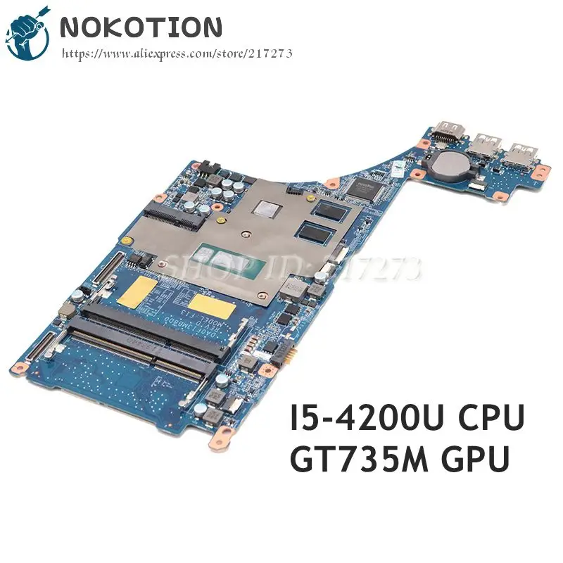 NOKOTION for SONY SVF15N Series Laptop Motherboard SR170 I5-4200U DDR3L GT735M GPU A2043842A DA0FI3MB8D0
NOKOTION for SONY SVF15N Series Laptop Motherboard SR170 I5-4200U DDR3L GT735M GPU A2043842A DA0FI3MB8D0