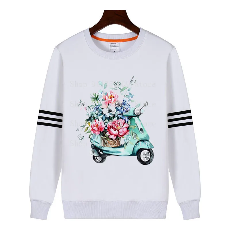 Perfumer Floral Lips Print Crewneck Pullover Hoody Women's White Three Black Bars Sweatshirt 22 Patterns
Perfumer Floral Lips Print Crewneck Pullover Hoody Women's White Three Black Bars Sweatshirt 22 Patterns