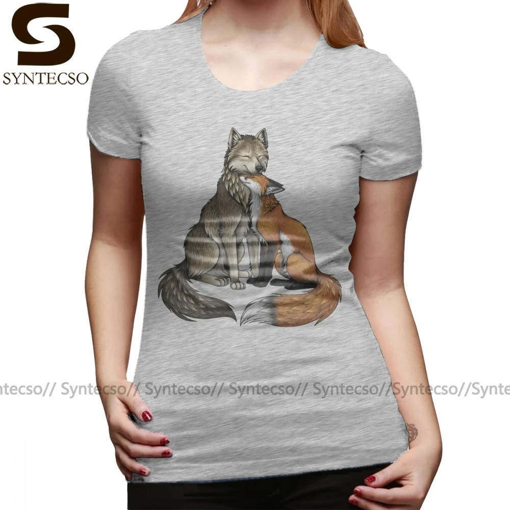 Love Couple T-Shirt Wolf Fox T Shirt Street Wear Short-Sleeve Women tshirt Silver Large size O Neck Cotton Ladies Tee Shirt
Love Couple T-Shirt Wolf Fox T Shirt Street Wear Short-Sleeve Women tshirt Silver Large size O Neck Cotton Ladies Tee Shirt