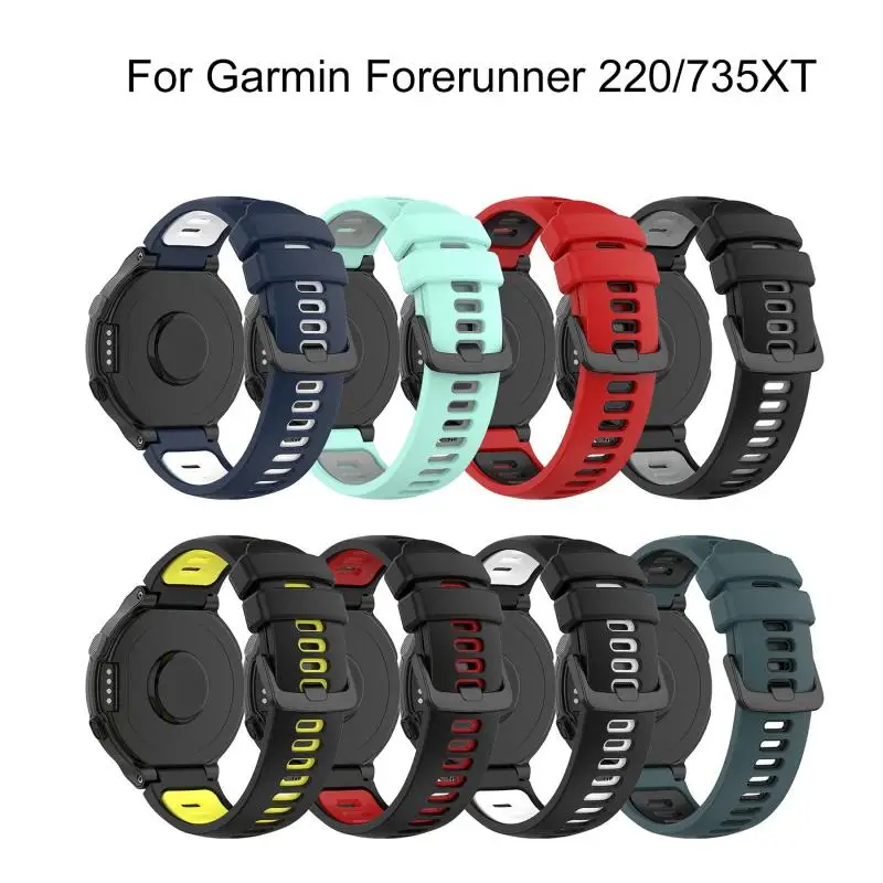 Силиконовый ремешок для наручных часов Forerunner 220/735XT, сменный ремешок для смарт-часов Garmin Forerunner 220/735XT
Силиконовый ремешок для наручных часов Forerunner 220/735XT, сменный ремешок для смарт-часов Garmin Forerunner 220/735XT